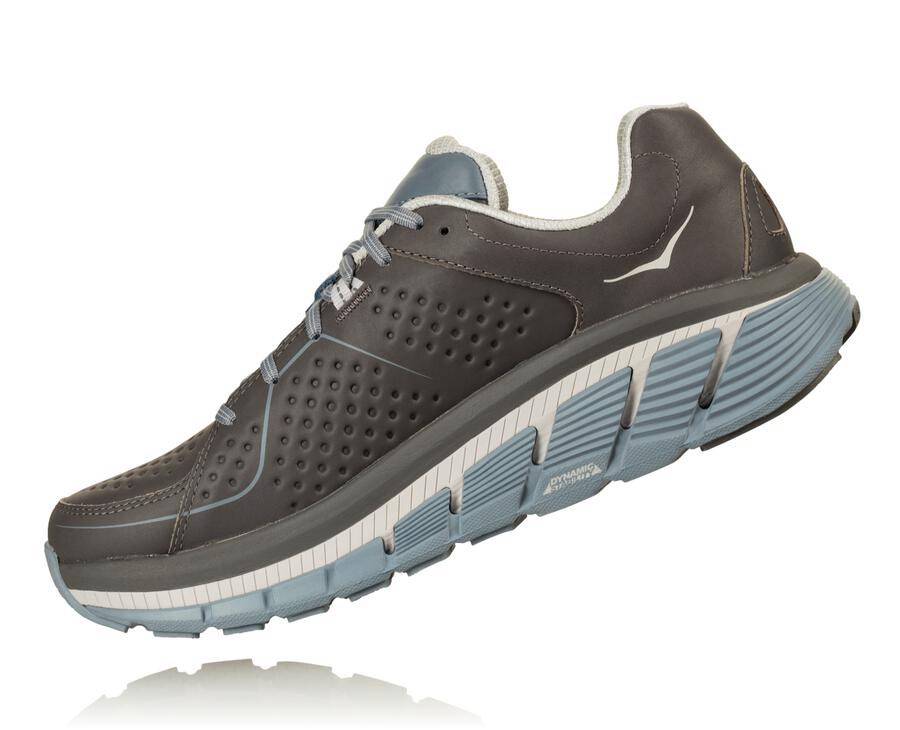 Hoka One One Koşu Ayakkabısı Erkek Kahverengi - Gaviota Deri - GD4163058